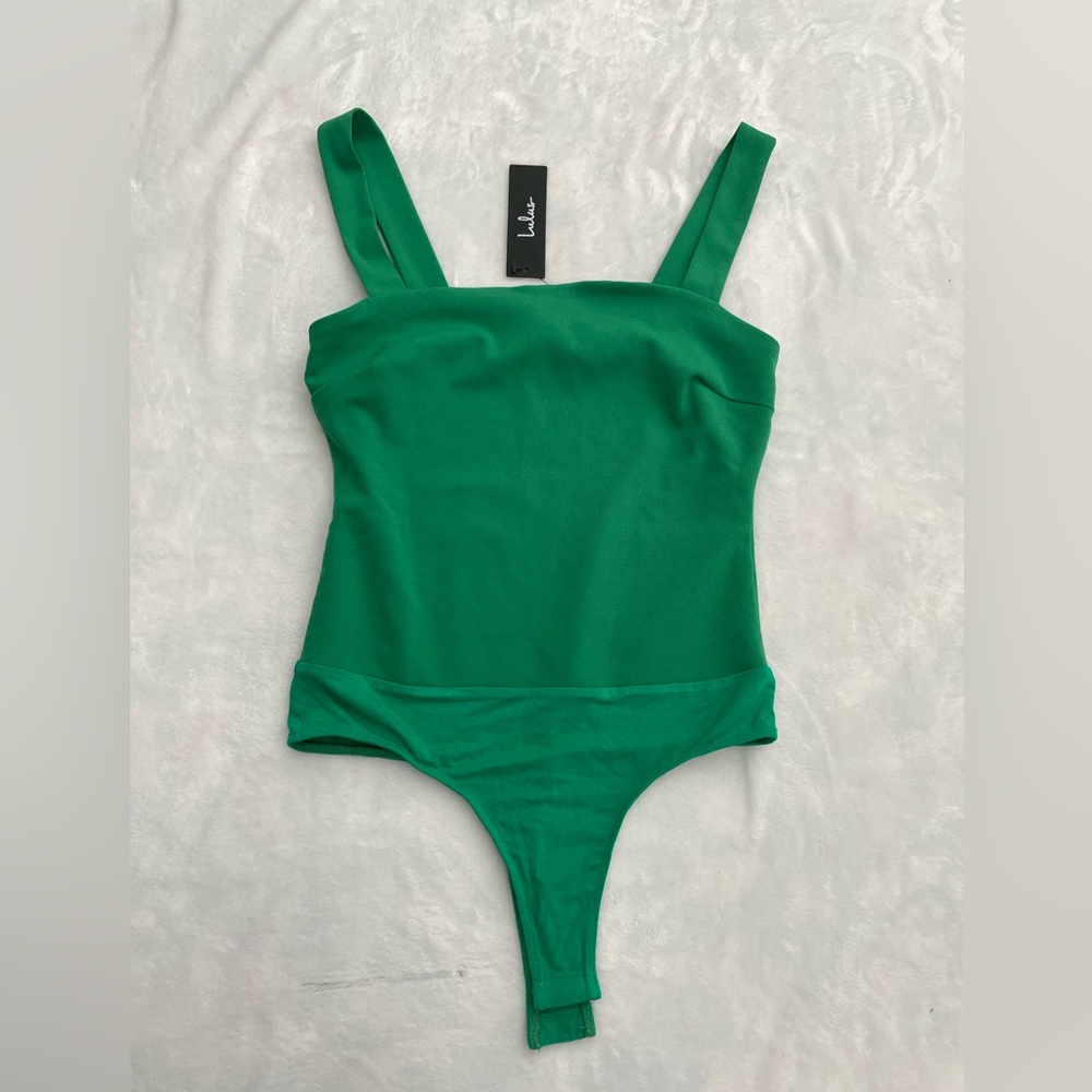 Lulu's Vibrant Green Bodysuit New With Tags